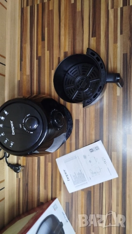Мини Фритюрник с горещ въздух Beper P101FRI001, 1000W, 2 л, Черен, снимка 6 - Фритюрници - 42457378
