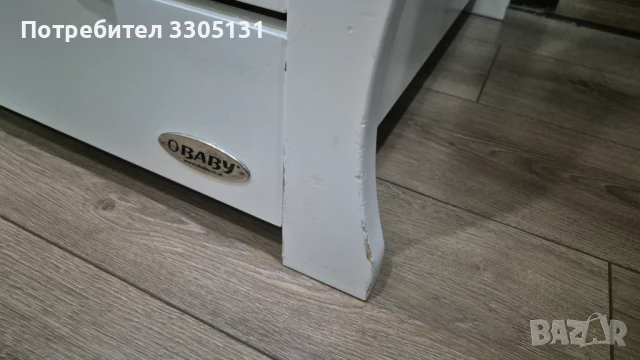  Бебешко легло O'baby , снимка 4 - Мебели за детската стая - 51368495