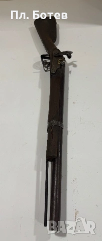 Стара едноцевна пушка, снимка 7 - Антикварни и старинни предмети - 54033548