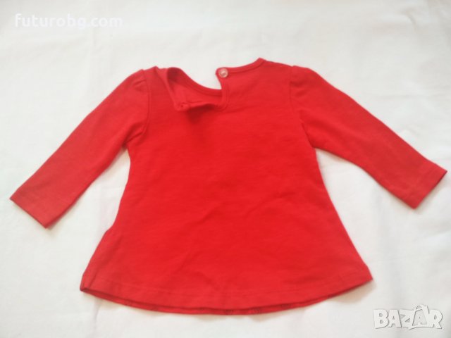 Комплект за бебе момиче 2 части в червено и тъмносиньо, снимка 3 - Комплекти за бебе - 31885147