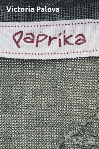 Красива ленена риза/блуза plus size PAPRIKA Италия, снимка 2 - Ризи - 48838119