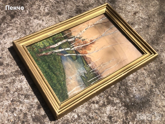 стара българска картина, снимка 3 - Антикварни и старинни предмети - 46490920