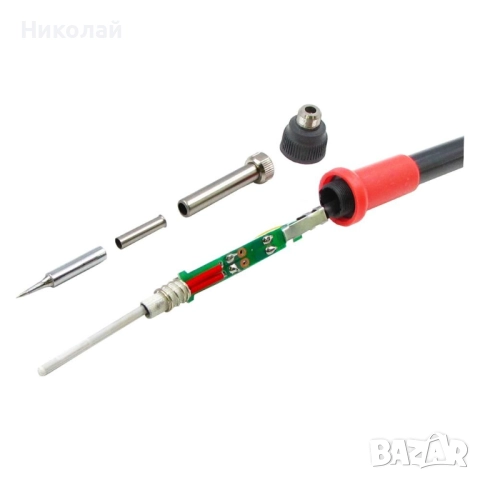 Станция за запояване AIDA 858D++ без компресор, горещ въздух, с нагревателен елемент Hakko, снимка 9 - Друга електроника - 52246962