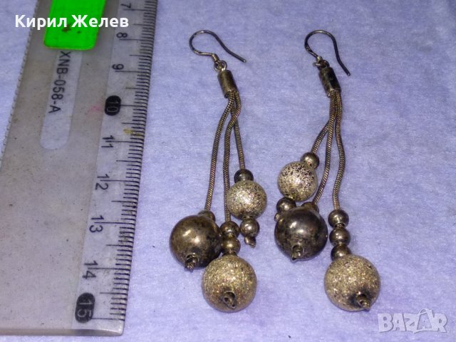 ШАРМАНТНИ ПОСРЕБРЕНИ ФЕШЪН ВИНТИДЖ АРТ ОБЕЦИ с ПЕЧАТИ 925 - От БЛАГОРОДНА НЕРЪЖДАЕМА СТОМАНА 17423, снимка 12 - Обеци - 42866976