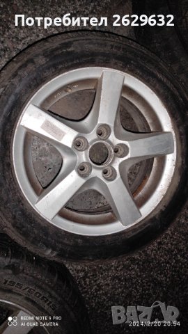 Джанти за Опел 15 цола, снимка 2 - Гуми и джанти - 44392799