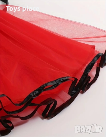 4/5г. Нова красива празнична рокля Мини Маус Minnie mouse + подарък диадема, снимка 5 - Детски рокли и поли - 52930388