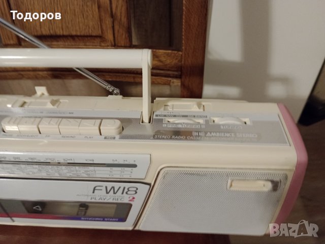 Panasonic FW18 ретро радио касетофон , снимка 7 - Радиокасетофони, транзистори - 38639219
