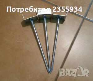 Летводържател тип пирон 40/210мм, набивен летводържател, снимка 4 - Строителни материали - 36537414