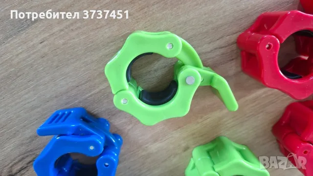 Скоби за лост - 6 бр., снимка 3 - Фитнес уреди - 55786315