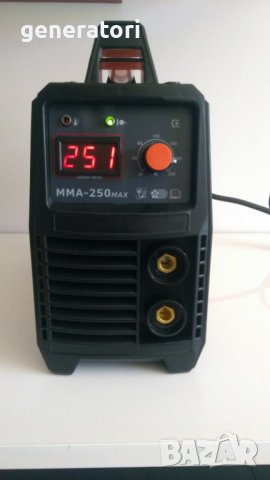 250 Ампера - инверторен Електрожен PROFESSIONAL 250А-MAX - Електрожени, снимка 4 - Други машини и части - 42842473