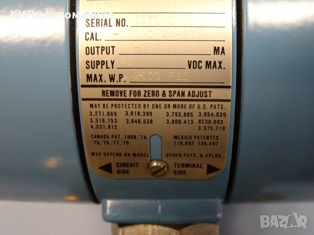 трансмитер Rosemount 1151DP4E12 Differential Pressure Transmitter, снимка 6 - Резервни части за машини - 35095385