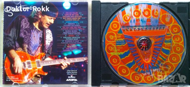 Santana – Supernatural (1999, CD), снимка 3 - CD дискове - 40848785