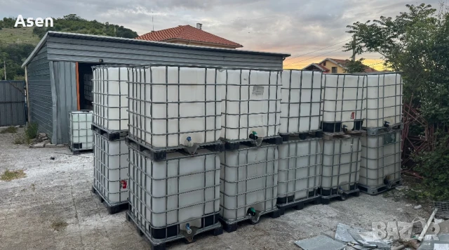Цистерни за вода бидони 1000 литра 1 тон  , снимка 4 - Други - 50787360