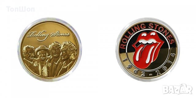 Rolling Stones - Монета, снимка 3 - Нумизматика и бонистика - 39658561