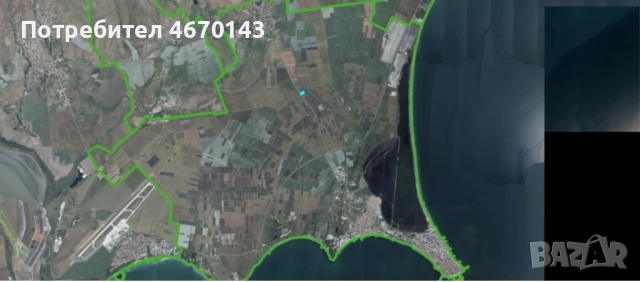 Парцел с подробен устройствен план и красива панорама, близо до гр. Поморие, снимка 3 - Парцели - 52671156