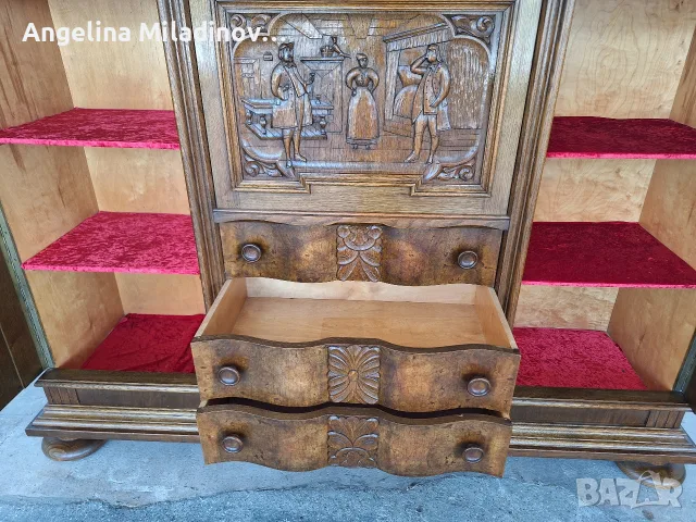 Комод, скрин, бюфет, шкаф дъб , снимка 12 - Шкафове - 55874582