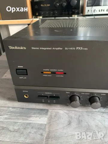Продавам легендарен стерео усилвател Technics SU-V670 – PXS cap. Клас AA!, снимка 6 - Аудиосистеми - 55713264