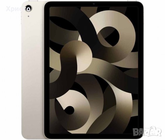 НОВ!!! Apple iPad Air 5 (2022) Wi-Fi + Cellular 256GB - Starlight , снимка 1 - Таблети - 38765575