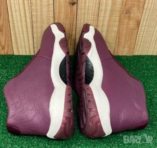 Кожени маратонки / кецове Nike  Jordan Future, бордо/вино Phantom  номер 42 ,5, снимка 4 - Маратонки - 52723311