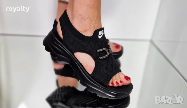 Nike черни дамски сандали , снимка 8 - Сандали - 50394322