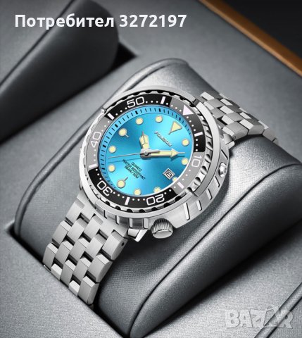 2023 FOXBOX спортен кварцов часовник,водоустойчив,подвижен безел, дата, снимка 11 - Мъжки - 40850954