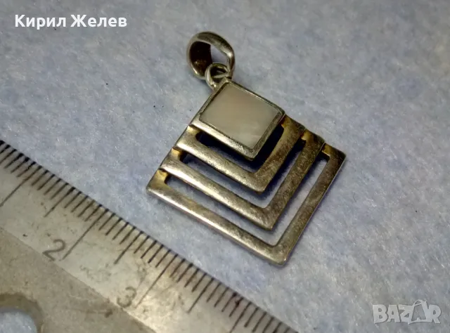 NIKOL@S АВТОРСКИ СЕДЕФЕН СРЕБЪРЕН МЕДАЛЬОН СРЕБРО 925 РЪЧНА РАБОТАна ИЗВЕСТНИЯ БИЖУТЕР НИКОЛАС 32107, снимка 10 - Колиета, медальони, синджири - 49886051