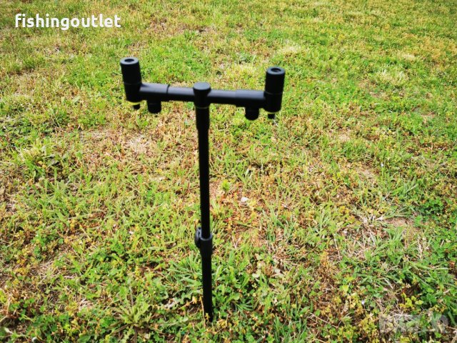 Алуминиево колче с бъзбар за две въдици 