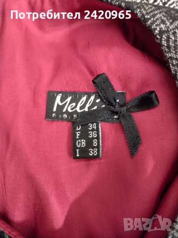 Mellini fashion елегантна рокля, снимка 3 - Рокли - 39533910