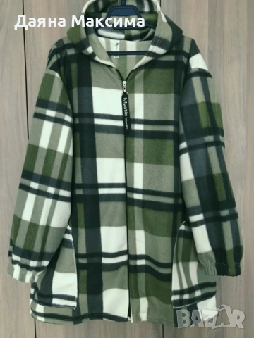 3/4ХЛ поларен суичър/палто 🍀ТОП ЦЕНА 29,99 лв, снимка 2 - Суичъри - 52675114