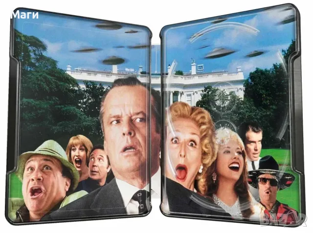 Марсиански атаки / Mars Attacks  (4K UHD +  Blu-ray) Steelbook Collector's Edition без Бг субтитри , снимка 6 - Blu-Ray филми - 55898973