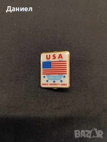 Значка World university games Sofia 1977