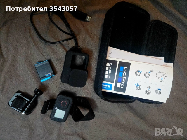 Спортна видеокамера GoPro HERO9, 5K, Black Edition, снимка 3 - Камери - 52968063