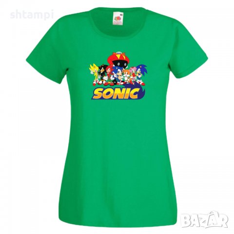 Дамска тениска Sonik and friends 002 Игра,Изненада,Подарък,Празник,Повод преглед редакция архивирай, снимка 9 - Тениски - 37246630