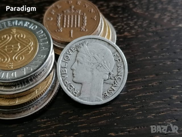 Mонета - Франция - 1 франк | 1948г., снимка 2 - Нумизматика и бонистика - 31618935