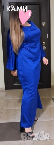 Турско син цвят рокля М и Л размер