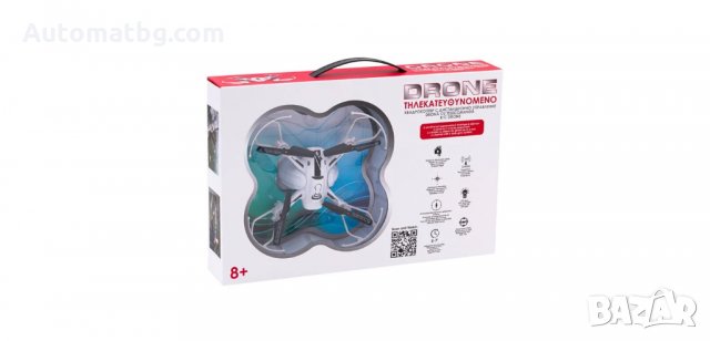 Дрон с автопилот и светлини бял, Automat, снимка 2 - Влакчета, самолети, хеликоптери - 34423173