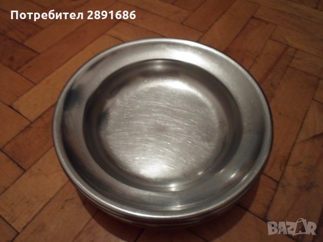 Дълбоки чиний от алпака, снимка 2 - Чинии - 32139327