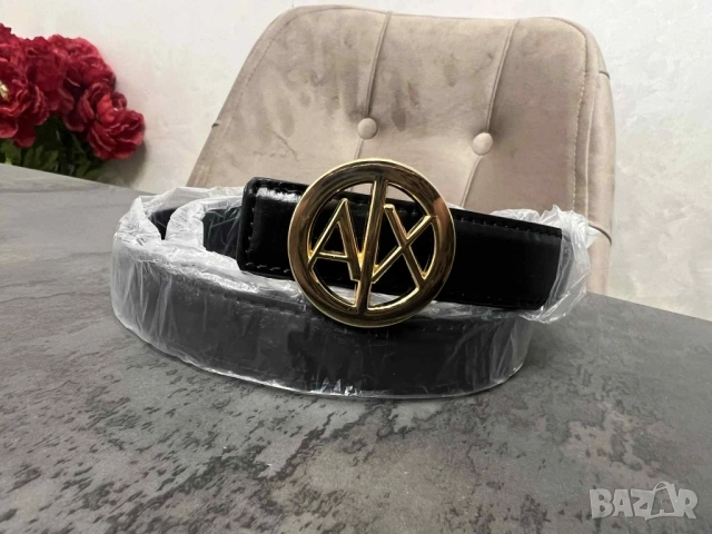 Черен колан ArmaЧерен колан Armani Exchange , снимка 2 - Колани - 52271618