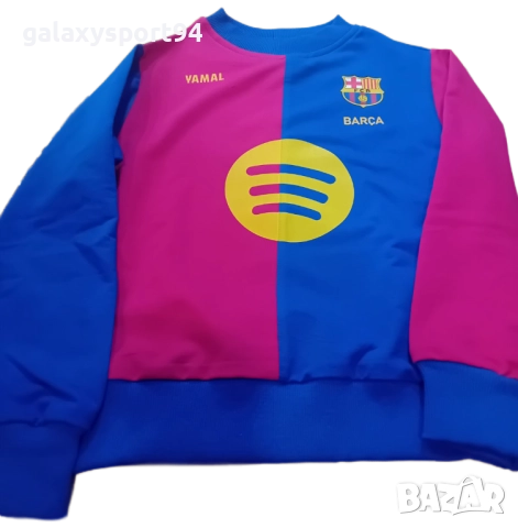 Детски Анцуг Ламин Ямал 2026 Блуза с долнище Червено син Барселона, снимка 3 - Футбол - 51435753