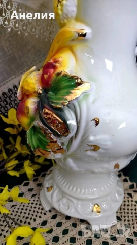 Ваза с 3 Д плодове от Италия , снимка 3 - Вази - 51305652