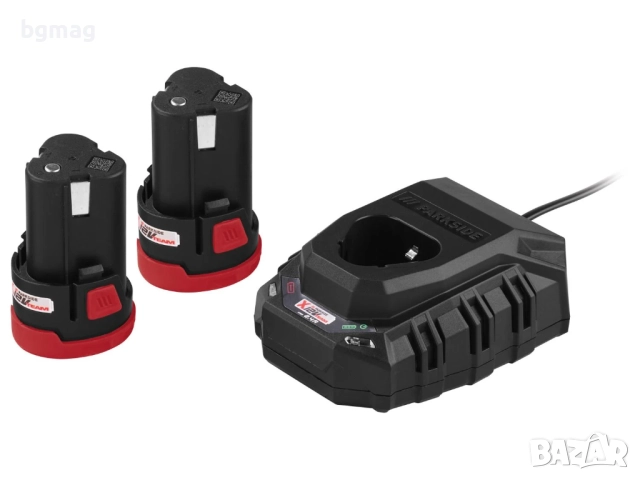 PARKSIDE PERFORMANCE 12V акумулаторни винтоверт PBSPA+ударен гайковерт PDSSAP,с 2 батерии и зарядно, снимка 4 - Винтоверти - 52674786