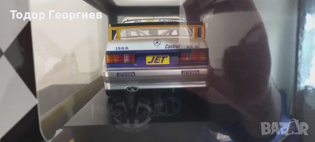 Mercedes 190 E 2.5 -16 Evo 1 1:18 MINICHAMPS, снимка 4 - Колекции - 52430878