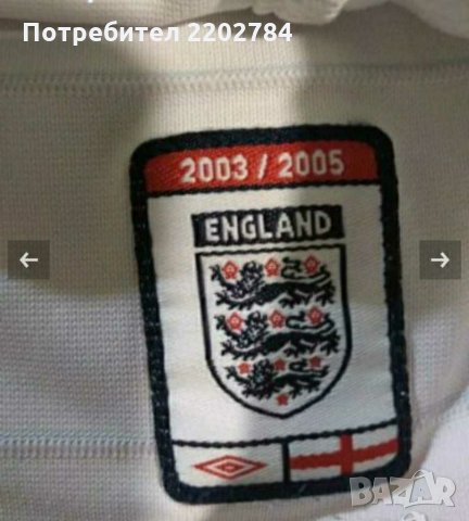 Оригинална тениска Англия,England, снимка 8 - Фен артикули - 30407339