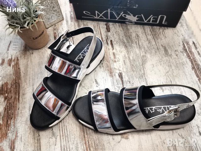 Дамски сандали Sixtyseven , снимка 2 - Сандали - 32070246