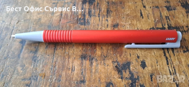 химикалка  Лами Лого Lamy Logo перлена пластмаса червена много рядка, снимка 3 - Ученически пособия, канцеларски материали - 53156290