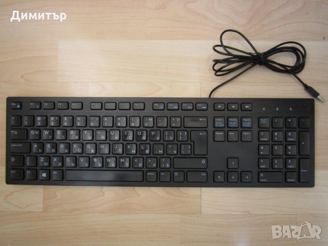 Клавиатура Dell KB216, USB, БДС, снимка 1 - Клавиатури и мишки - 33881298