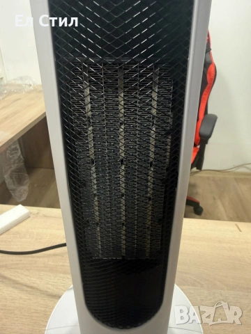 Вентилаторна печка 2-в-1 с керамичен нагревател, осцилация 60°, дистанционно и LED дисплей, снимка 10 - Отоплителни печки - 53879781