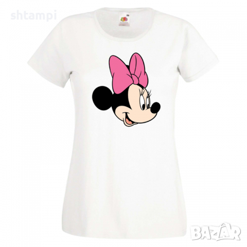 Дамска тениска Set for Couples Minnie 1 Подарък,Изненада,Рожден ден,, снимка 9 - Тениски - 36530915