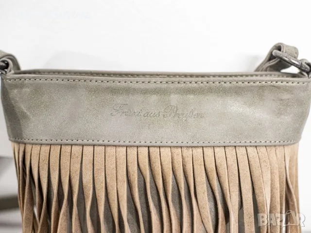 Ефектна дамска кожена чанта Fritzi aus Preußen, снимка 3 - Чанти - 49825248