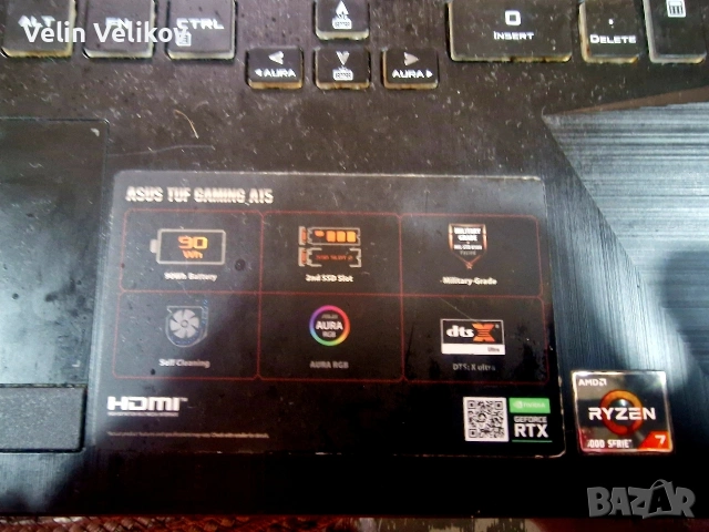 Лаптоп Gaming ASUS TUF FA506IV A15 за части, снимка 2 - Части за лаптопи - 54081259